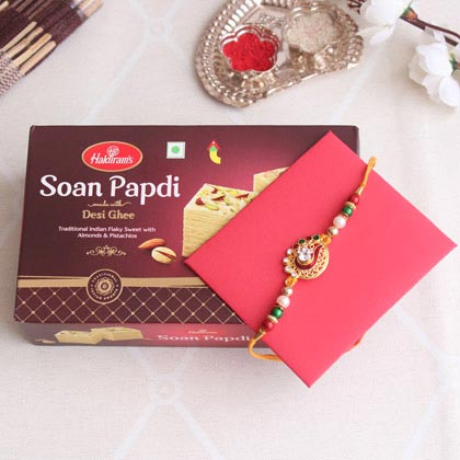 rakhi with sweet to usa