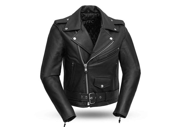 classic leather jacket