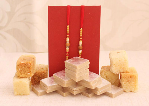 Rakhi with Sweets