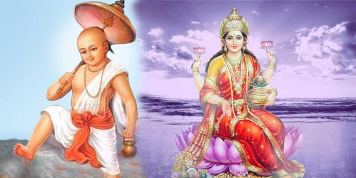 King Bali and Goddess Lakshmi