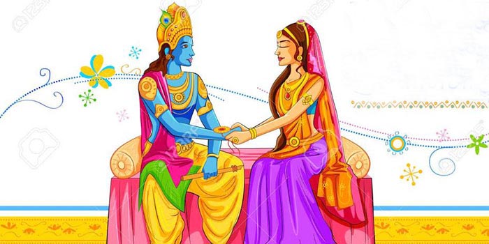 Lord Krishna and Subhadra