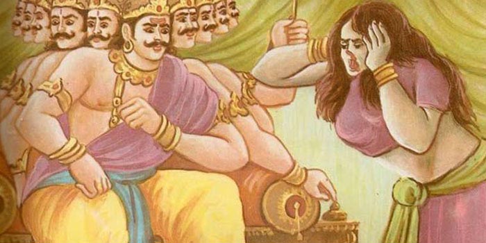 King Ravana and Shurpanakha