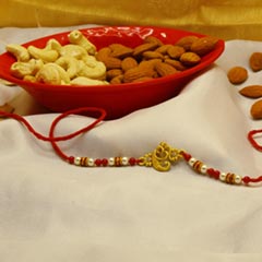 Kaju Badam with Divine Rakhi - Rakhi with Dryfruits to USA