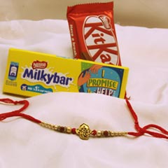 Set of 2 Chocolates with Rakhi