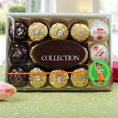 Kids Chota Bheem Rakhi Chocolate Hamper - For Europe - Send Rakhi to Belgium