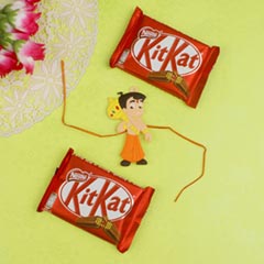 Chota Bheem Kids Rakhi Kit Kat Chocolates - For Europe