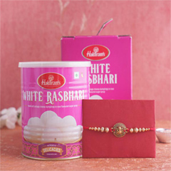Special and sweet Rakhi for dear brother - Rakhi with Sweets