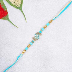 Premium Designer Diamond Beads Rakhi For UK