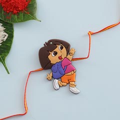 Dora The Explorer Cartoon Rakhi For UK - Send Rakhi to UK